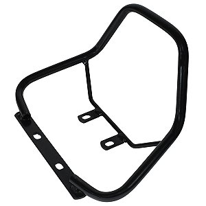 Alça alcinha traseira esportiva vertical CG125 CG150 Fan Titan Cargo 2009 a 2013 preto