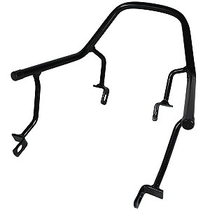Alça alcinha traseira esportiva vertical Biz100 Biz110 Biz125 2011 a 2017 preto