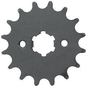 Pinhão de transmissão relação 16 428 YBR125 Factor XTZ125 CG125 Fan Titan Today XLR125 XLS125 XT225 TDM225 DT180 NX150