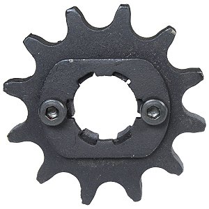 Pinhão de transmissão relação 12 dentes 428 CG125 CG150 CG160 Fan Titan Start Sport NXR125 NXR150 NXR160 Bros XRE190