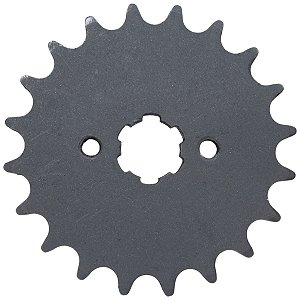 Pinhão de transmissão relação 20 dentes 428 CG125 CG150 CG160 Fan Titan Start Sport NXR125 NXR150 NXR160 Bros XRE190