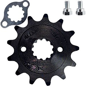 Pinhão de transmissão relação 13 520 CRF250F CB250F CBX250 XR250 Tornado CB300F Twister XRE300 Sahara trava parafuso