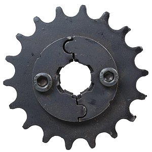 Pinhão de transmissão relação 18 428 Salva Eixo YBR125 XTZ125 CG125 Fan Titan Today XLR125 XLS125 XT225 TDM225 DT180