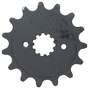 Pinhão de transmissão relação 15 520 CRF250 CRF250F CB250F CBX250 Twister XR250 Tornado CB300F Twister XRE300 Sahara