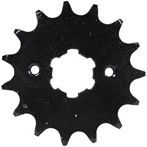 Pinhão de transmissão relação 15 dentes 428 YS150 Fazer YBR150 Factor XTZ150 Crosser YBR125I Factor