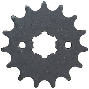 Pinhão de transmissão relação 15 428 YBR125 Factor XTZ125 CG125 Fan Titan Today XLR125 XLS125 XT225 TDM225 DT180 NX150