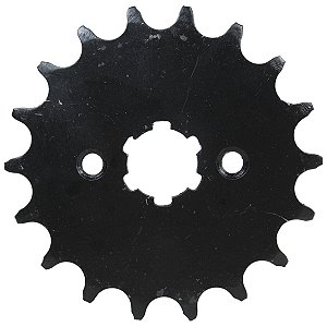 Pinhão de transmissão relação 18 428 YBR125 Factor XTZ125 CG125 Fan Titan Today XLR125 XLS125 XT225 TDM225 DT180 NX150