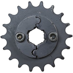 Pinhão de transmissão relação 18 428 Salva Eixo YBR125 XTZ125 CG125 Fan Titan Today XLR125 XLS125 XT225 TDM225 DT180