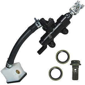 Cilindro mestre reservatório óleo burrinho freio traseiro inferior CB300 2012 a 2015 com reservatório