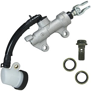 Cilindro mestre reservatório óleo burrinho freio traseiro inferior XTZ150 Crosser 2019 em diante com reservatório