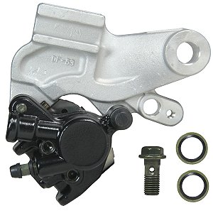 Caliper pinça cilindro mestre inferior de freio traseiro FZ250 Fazer 2018 em diante FZ150 Fazer 2023 em diante