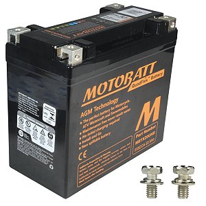 Bateria moto Motobatt AGM MBTX20U-HD CCA320 Harley BMW Ducati Vrod GoldWing R1200 Tiger K1200 Diavel Monster Dyna Fatboy