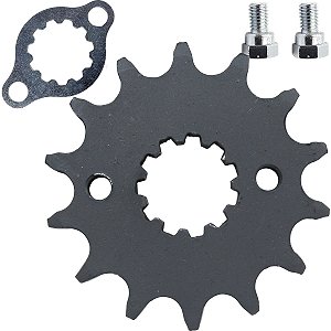 Pinhão de transmissão relação 14 428 CRF250 CRF250F CB250F CBX250 XR250 Tornado CB300F Twister XRE300 Sahara com trava