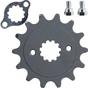 Pinhão de transmissão relação 14 520 CRF250F CB250F CBX250 XR250 Tornado CB300F Twister XRE300 Sahara trava parafuso