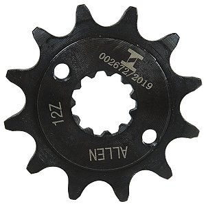 Pinhão de transmissão relação 12 520 CRF250 CRF250F CB250F CBX250 Twister XR250 Tornado CB300F Twister XRE300 Sahara