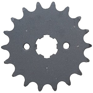 Pinhão de transmissão relação 18 dentes 428 CG125 CG150 CG160 Fan Titan Start Sport NXR125 NXR150 NXR160 Bros XRE190