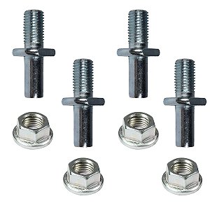 Kit parafuso prisioneiro coroa CBX200 Strada NX200 XR200 XR200R CBX150 Aero XLS125 XLR125 com porca