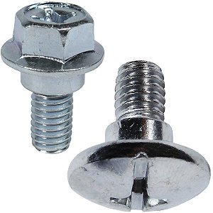 Kit parafusos Phillips especial cromado tampa lateral direita esquerda CG125 CG150 CG160 2009 em diante