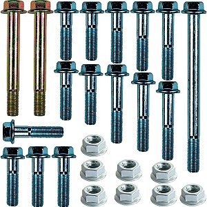 Kit parafusos suporte motor CRF250 CRF250F 2007 a 2020 em diante Nacional Fixação motor Chassi