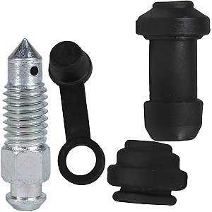 Parafuso sextavado M8 sangria pinça freio óleo com borrachas CG125 CG150 CG160 CRF230 CRF250 XRE300 XRE190 com capa