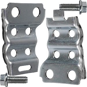 Abraçadeira braçadeira mangueira flexivel guia freio dianteiro NXR160 Bros 2018 em diante com parafusos