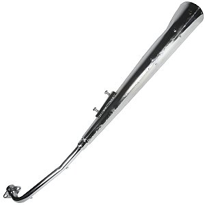 Escape escapamento descarga cromado C100 Biz 1998 a 2005