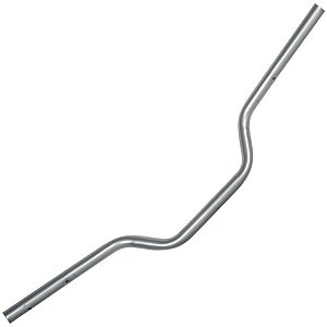 Guidão guidom NXR125 NXR150 Bros 2003 a 2015 sem suporte para peso grafite prata