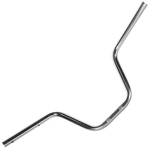 Guidão guidom motoboy alto peixeiro esportivo CG125 CG150 CG160 Fan TItan universal sem suporte para peso cromado