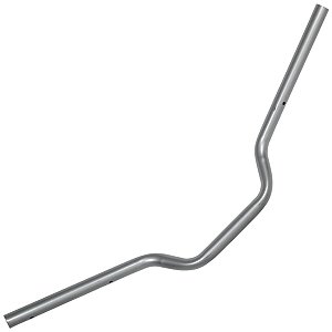 Guidão guidom CB300 CBX250 Twister sem suporte para peso grafite prata