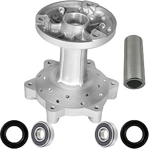 Cubo roda freio a disco traseiro XTZ250 Lander Tenere 2007 em diante com rolamento e retentor