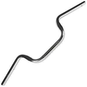 Guidão guidom YBR125 Factor 2000 a 2016 sem suporte para peso cromado