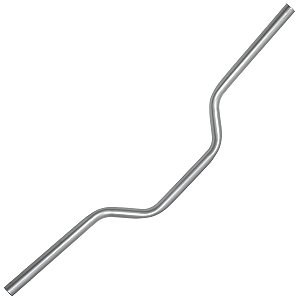 Guidão guidom XRE190 2016 em diante sem suporte para peso grafite prata