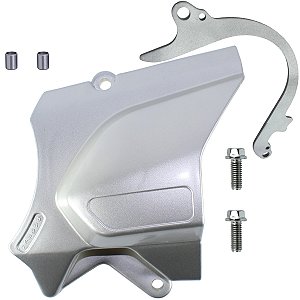 Tampa do pinhão da transmissão CG150 Sport 2005 a 2008 com parafusos e guia