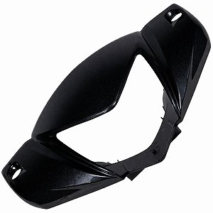 Tampa capa carenagem do painel dianteira farol Shineray Jet49 Jet50 Jet125 2012 em diante preto