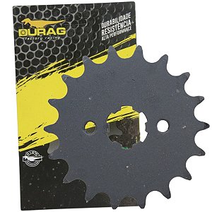 Pinhão de transmissão relação 18 dentes 428 CG125 CG150 CG160 Fan Titan Start Sport NXR125 NXR150 NXR160 Bros XRE190