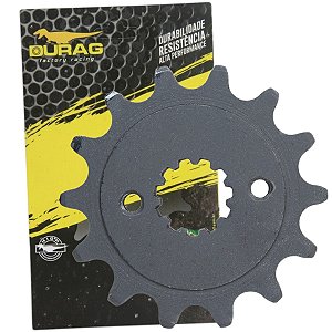 Pinhão de transmissão relação 14 520 CRF250 CRF250F CB250F CBX250 Twister XR250 Tornado CB300F Twister XRE300 Sahara