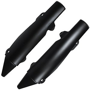 Protetor ponteira escape escapamento XT660 XT660R 2005 a 2018 par