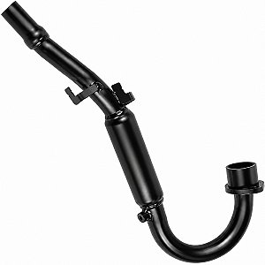 Curva escape escapamento descarga motor preto NXR160 Bros XRE190 2016 em diante