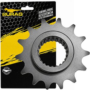 Pinhão de transmissão relação 13 dentes 428 YS250 FZ250 Fazer 2006 em diante XTZ250 Lander 2007 a 2008 Durag