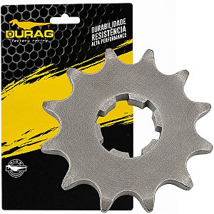 Pinhão de transmissão relação 12 dentes 428 YS150 Fazer YBR150 Factor XTZ150 Crosser YBR125I Factor Durag