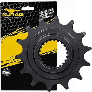 Pinhão de transmissão relação 14 dentes 520 YS250 FZ250 Fazer 2008 em diante XTZ250 Lander Tenere 2009 em diante Durag