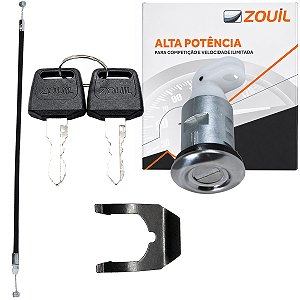 Trava da tampa carenagem lateral banco Biz100 Biz110 Biz125 2006 a 2017 Falcon Twister Pop100 Pop110 CB250 CB300 Zouil