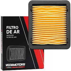 Filtro de ar YS250 Fazer 2016 a 2017 XTZ250 Lander Tenere 2016 a 2022 Vedamotors