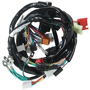 Chicote fiação principal completo CG150 Titan ES EX 2010 flex Sensor inclinação preto