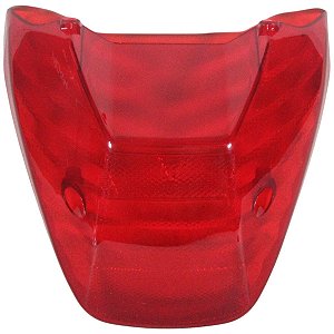 Lente da lanterna sinaleira traseira CG150 Titan Sport 2004 a 2008 CG125 Fan NXR125 NXR150 Bros 2009 a 2015 vermelho