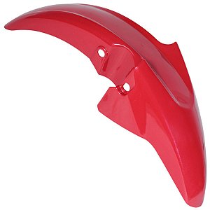 Paralama dianteiro CG125 Fan 2014 a 2018 CG150 Fan Titan Start 14/15 CG160 Fan Titan Start 16/ vermelho marrakesh