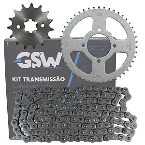 Kit relação transmissão tração Haojue DR160 DR160S 2021 em diante GSW