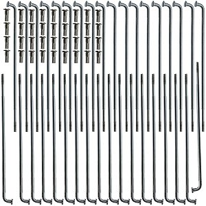 Jogo kit de raios da roda traseiro 3,50mm inox freio a tambor NXR125 NXR150 NXR160 Bros GSW
