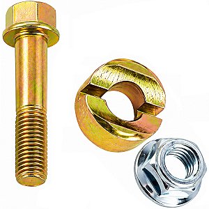 Kit de parafusos fixação guidão C100 Biz Biz100 Biz110 Biz125 1998 em diante Moby50 XY50 Phoenix M10X50