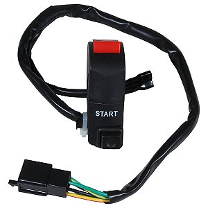 Interruptor punho de partida e emergência NXR150 Bros ESD 2003 a 2008 XR250 Tornado 2001 a 2005 lado direito